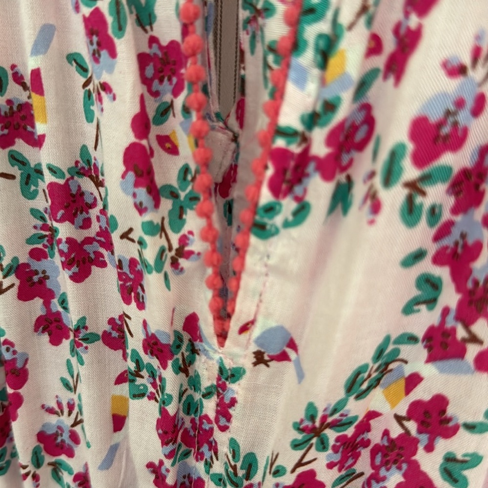 Poupette St. Barth light pink floral dress, small - Picture 11 of 11